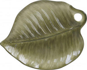 10638462 Certified International Блюдо-лист сервировочное 3D Certified Int. Пальмовые листья 25х20см, керамика Керамика