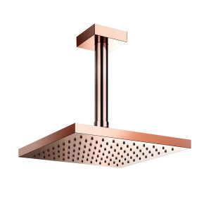 00909230 Потолочный душ Q200 полированная медь Docol HEAVEN