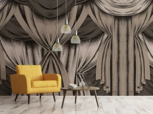 Baboon Моющиеся виниловые обои Pattern