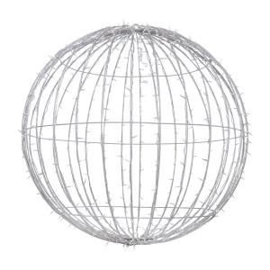 Светящаяся электрическая фигура Шар 120 см 600 LED пластик белый свет 86303135 STLM-2170157