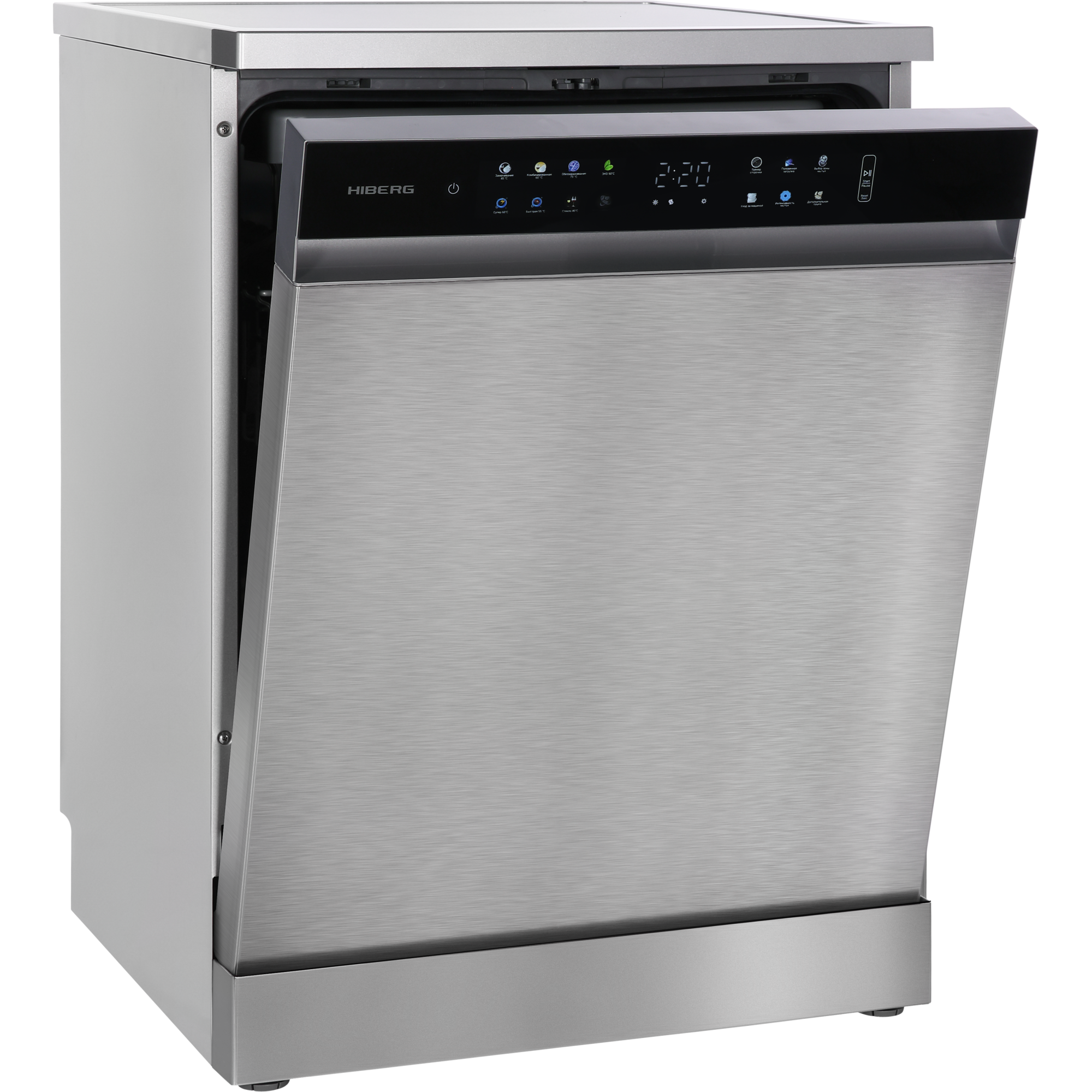 9163324 Посудомоечная машина HIBERG F68 1530 LХ серебристый STDN-0046022 - Вид №6