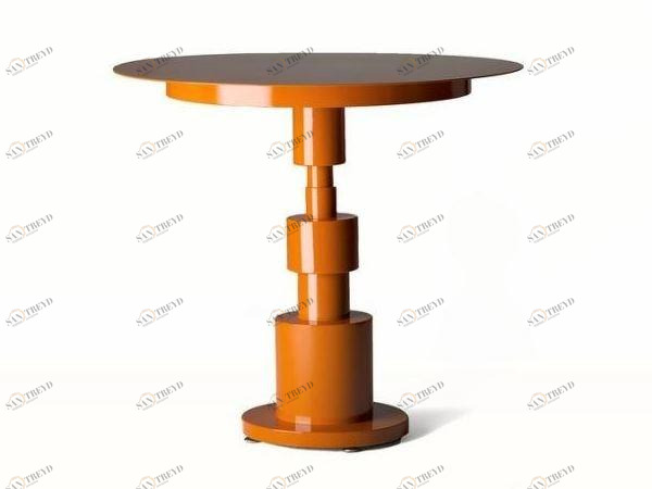 Officine Tamborrino Круглый металлический стол O design sun-id-1386560