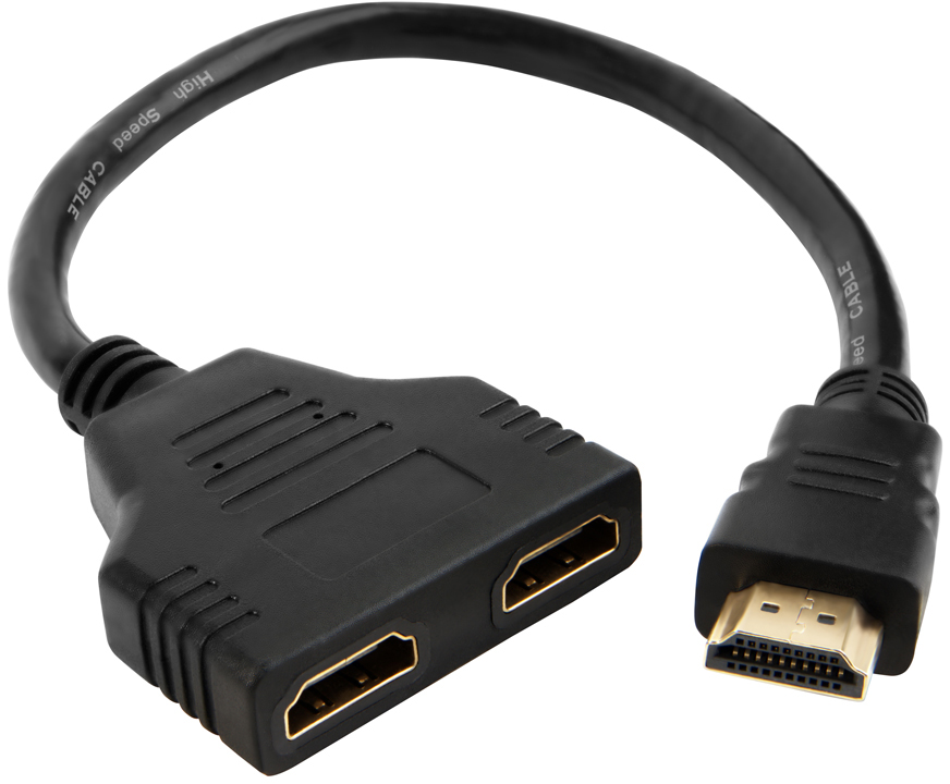 GCR-HDM1HDF2 разветвитель v1.4 hdmi 1m на 2f серия greenline Greenconnect Santreyd 
