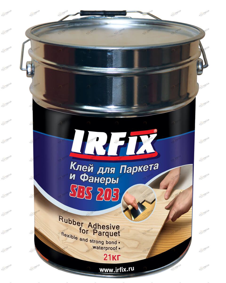 Клей для паркета и фанеры IRFix SBS-203 21кг 5434