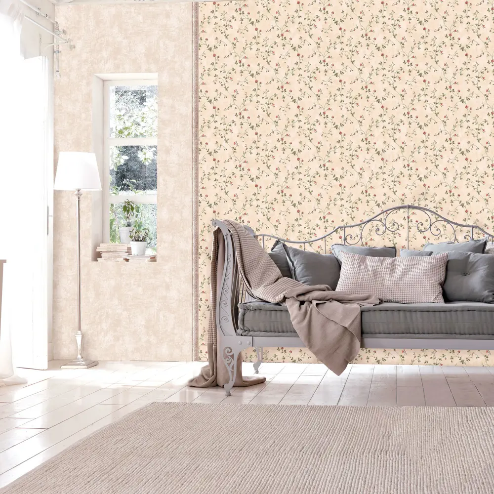 Обои флизелиновые Erismann Melody бежевые 1.06 м 3515-4 STLM-2166954 - Вид №2