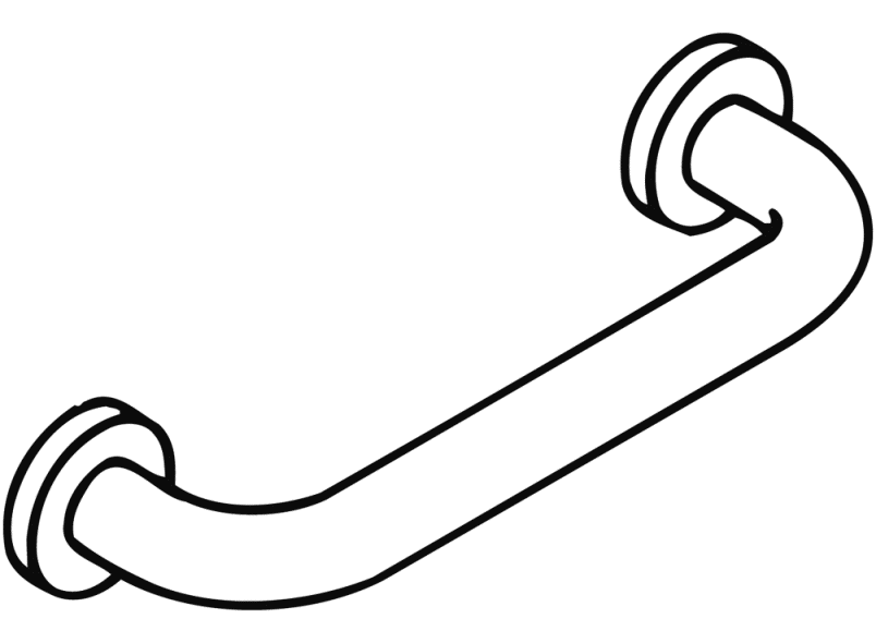 477.31D100 Ручка для ванны Active+ HEWI Serie 477/801  - Вид №2