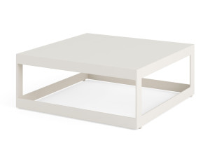 Алюминиевый низкий квадратный садовый стол