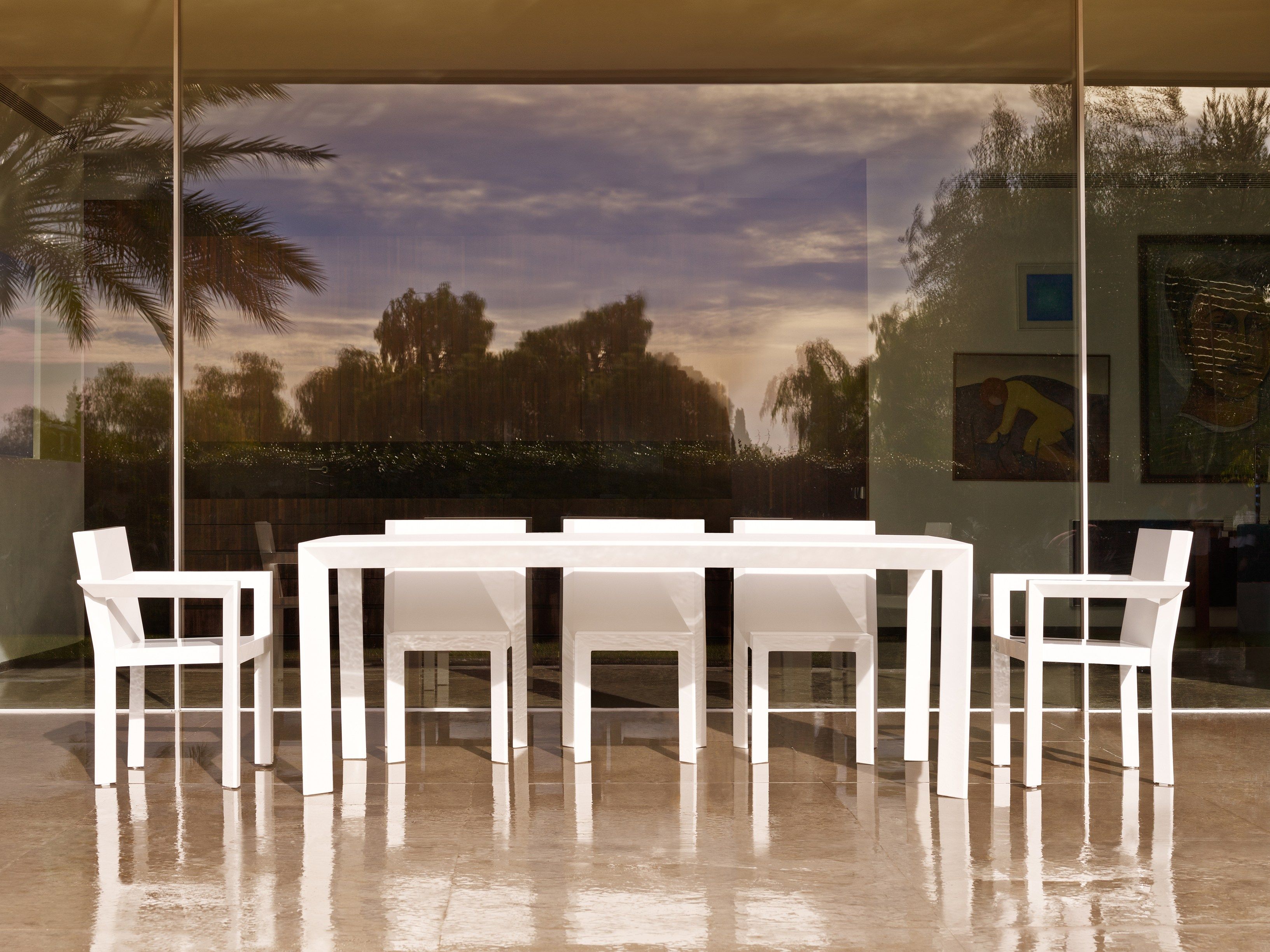 Штабелируемый садовый стул с подлокотниками Vondom рамка ARCH-00029048 - Вид №5