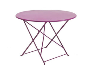 Окрашенный металлический складной садовый стол