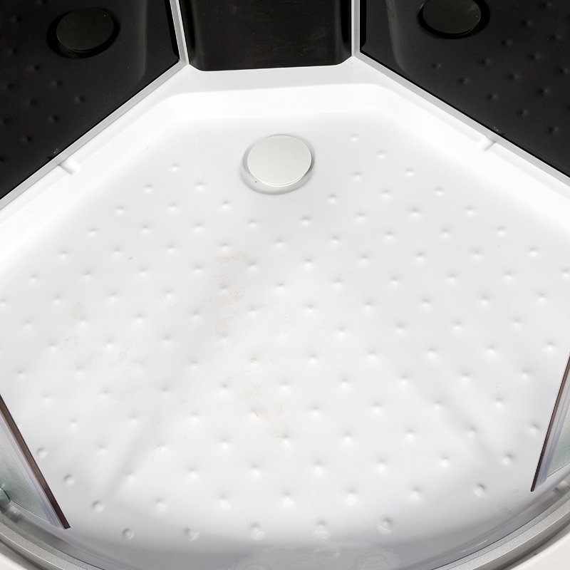 BМ4510 LED BLACK Душевая кабина DETO Серия ВМ L 809 с гидромассажем BLACK - Вид №2