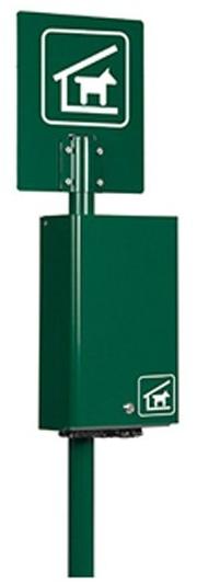 Lazzari Алюминиевый мусорный бак для собачьих экскрементов  Ar246  - Вид №1