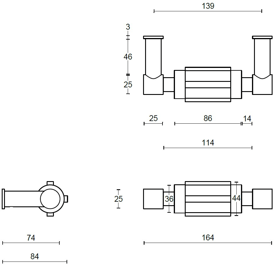 Formani Держатель рулона из нержавеющей стали One Pb200 - Вид №5