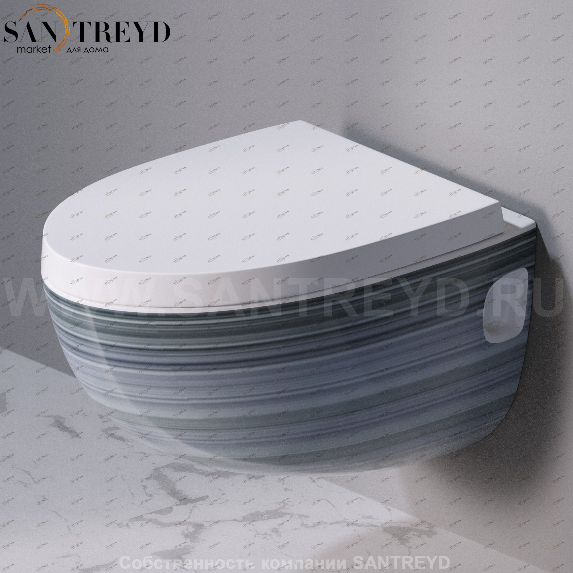 S511431 Подвесной унитаз настенный Белый A. e T. Italia OVAL Италия AeT ITALIA