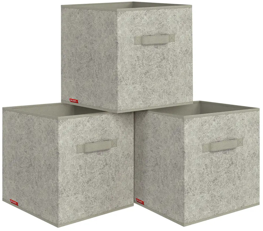 91401450 Короб Valiant MM-BOX-3K 31x31x31 см нетканый цвет серый STLM-1088730