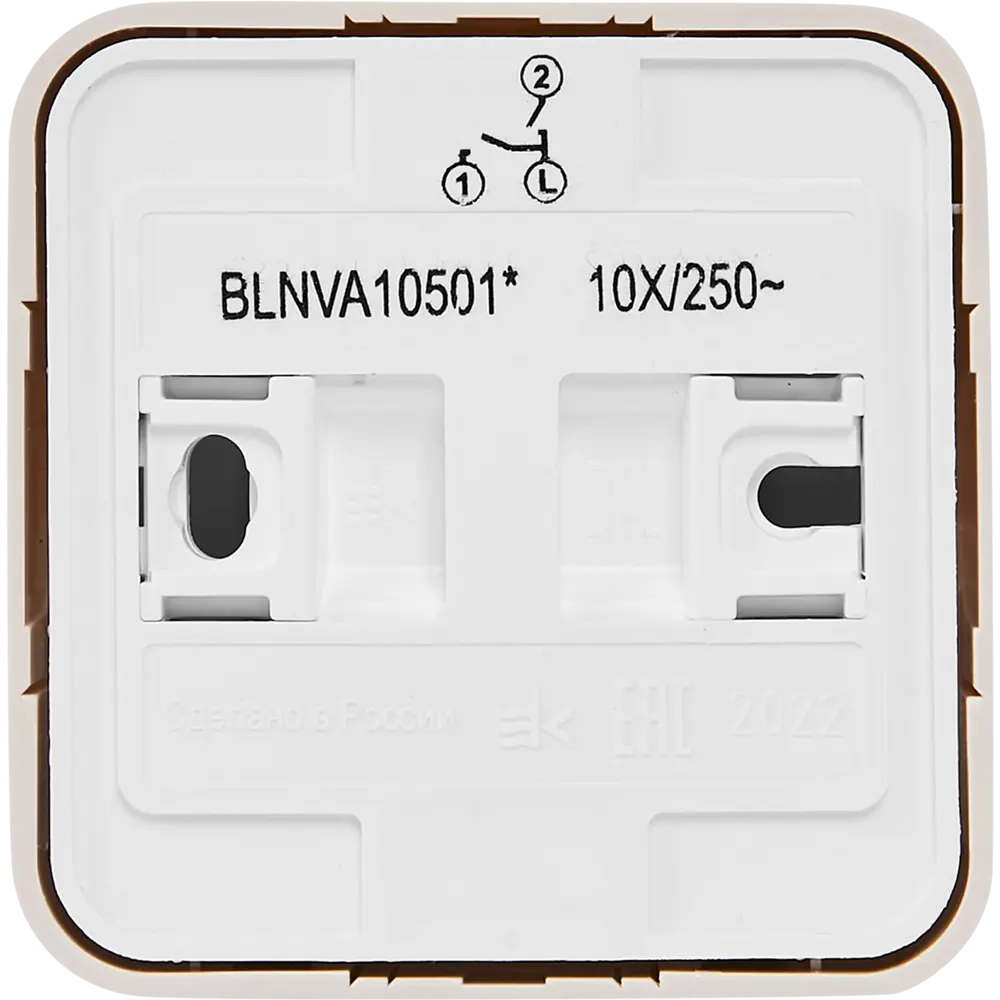 Выключатель накладной Schneider Electric Blanca 10 Ас 2 клавиши цвет бежевый SYSTEME ELECTRIC STLM-2134123 - Вид №2