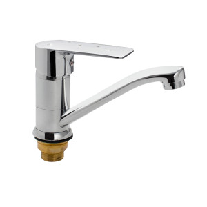 GFmark - Смеситель кухонный шаровый, со стразами на ручке, код: 2250s