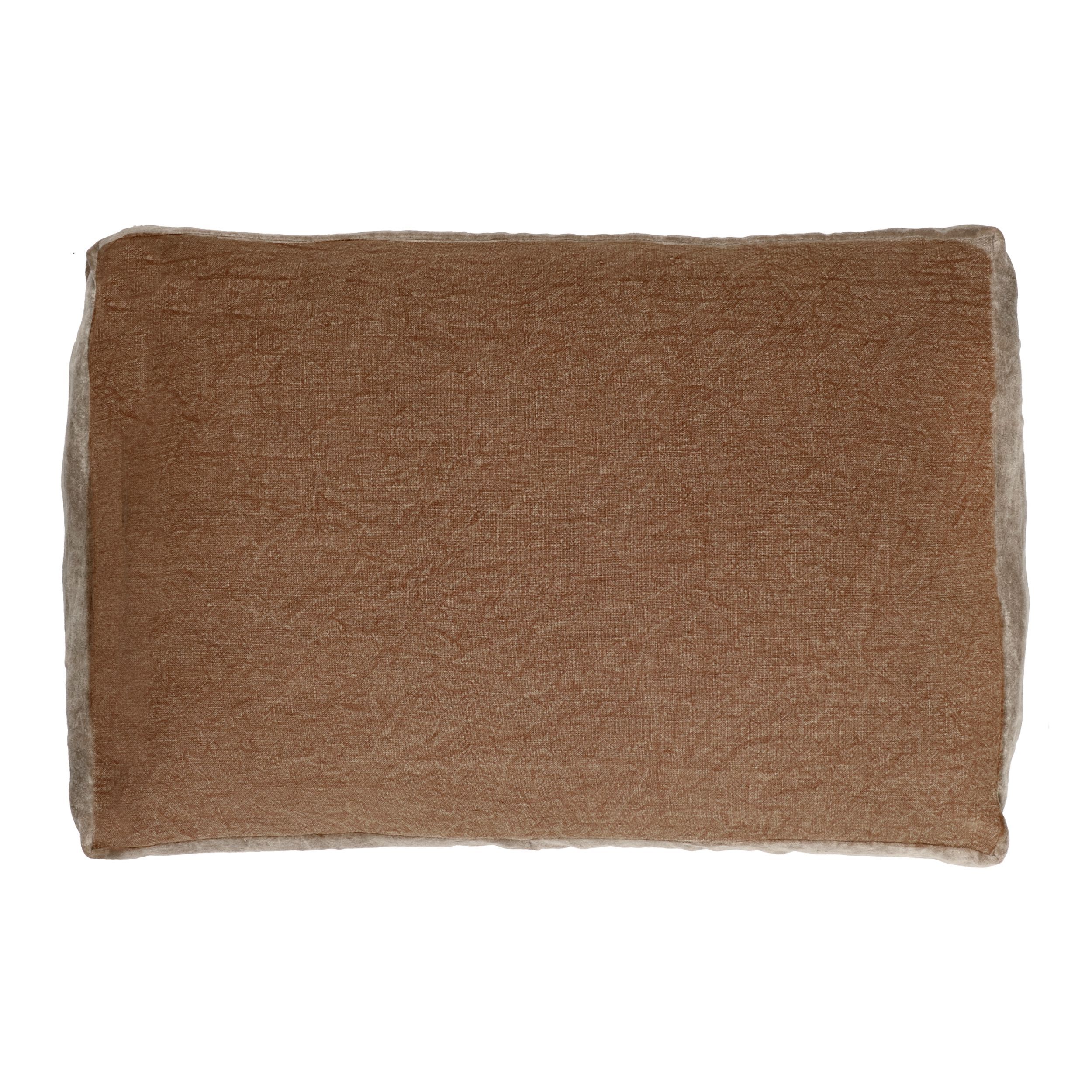 Подушка из льна и хлопка POMAX ALPHA BORDERS ARCH-00067739 - Вид №1