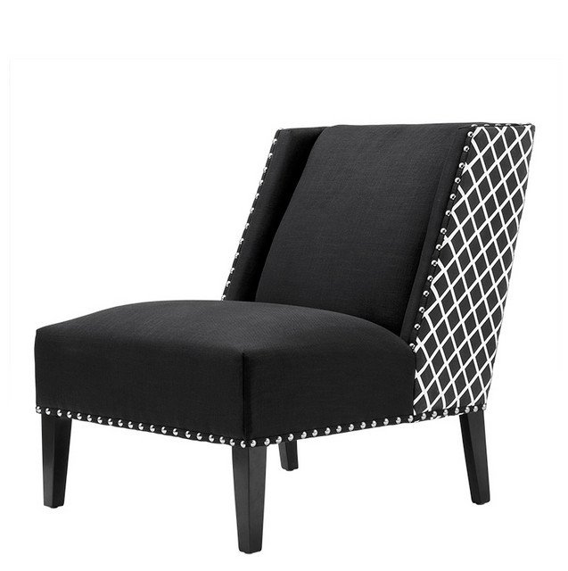 Стул Columbia от Eichholtz Чёрный EICHHOLTZ ДИЗАЙНЕРСКИЕ, EICHHOLTZ 062245 Черный  - Вид №2