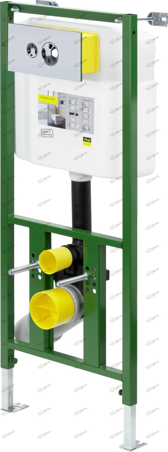 Системная техника  Viegaswift, Steptec, Viega Eco Plus, Viega Mono, панели смыва и принадлежности  T3 Viega Eco Plus  Элементы для унитазов VIEGA 660 321 Модель 8161.93 Santreyd 