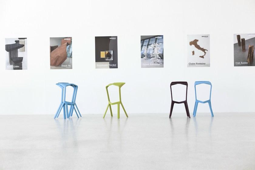 Plank Высокий штабелируемый табурет из полипропилена Miura sun-id-1424963 - Вид №5