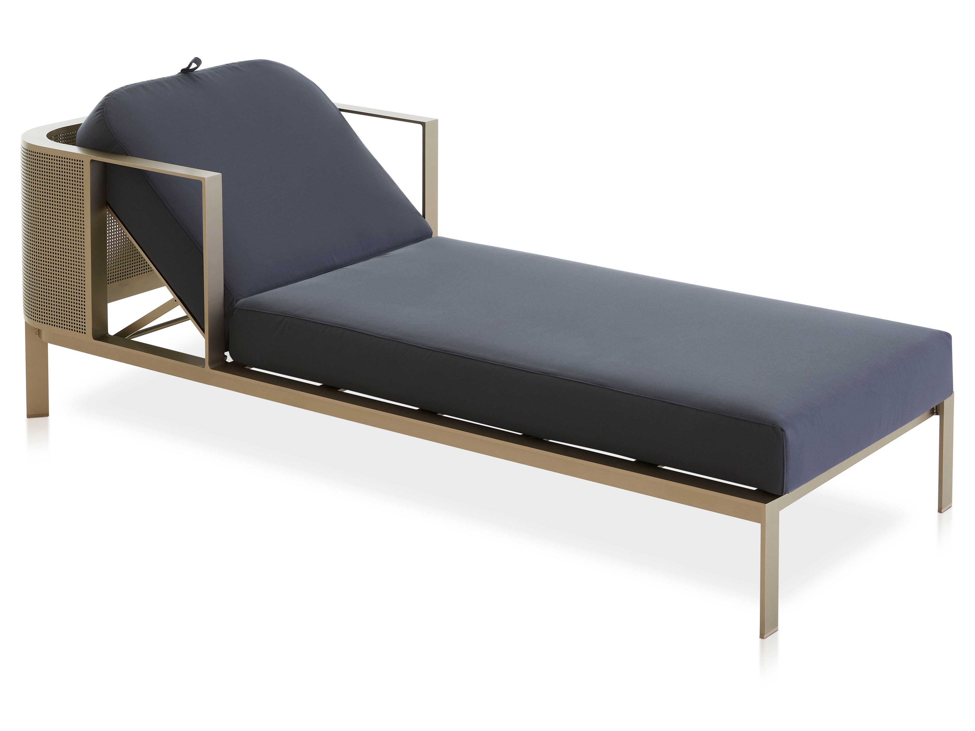 Тканевая откидная Садовая кровать с подлокотниками GANDIABLASCO Solanas ARCH-00147509