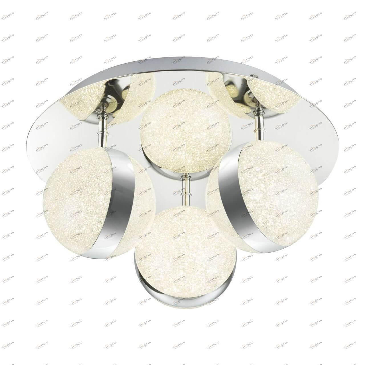 Потолочная светодиодная люстра Globo Tobias 56007-3 GLOBO ДИЗАЙНЕРСКИЕ, TOBIAS 00-3888622 Хром Ceramica Globo 