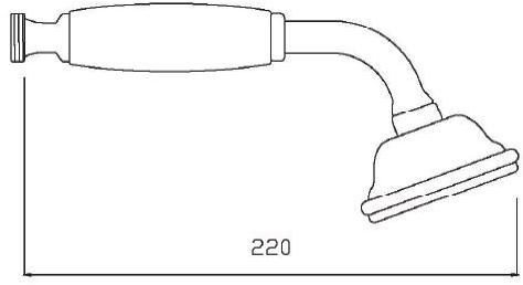 BLEU PROVENCE Ручной душ из латуни с гибкой Rubinetti per doccia sun-id-1462670 - Вид №1