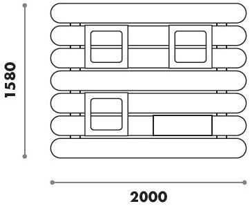 FIT INTERIORS Мобильная стойка для журналов sun-id-1405442 - Вид №1