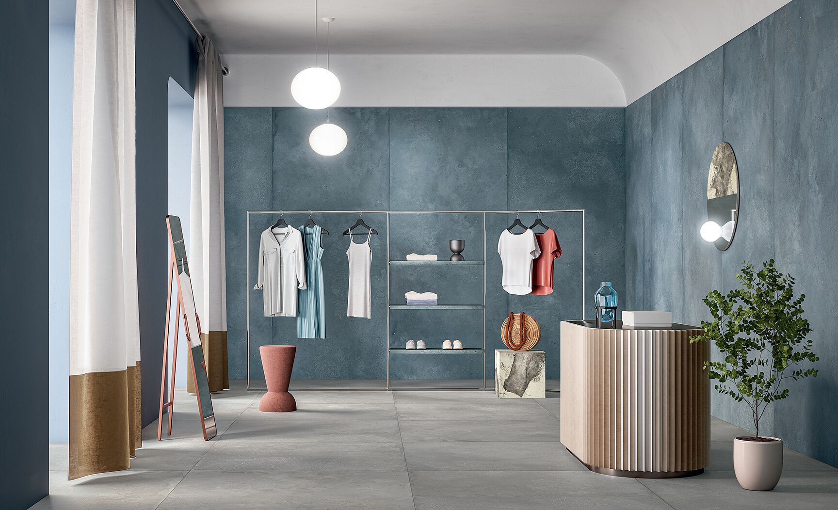 Пол / керамогранит с эффектом цемента CERAMICA FONDOVALLE пигмент ARCH-00134661 - Вид №1