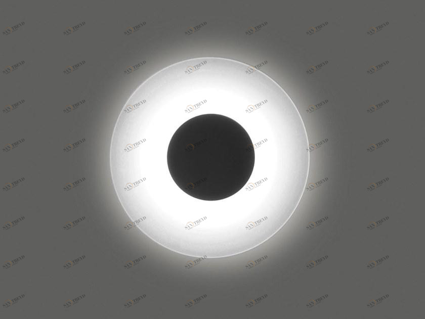 Milan Iluminacion Настенный светильник из сатинированного стекла Halos 6684