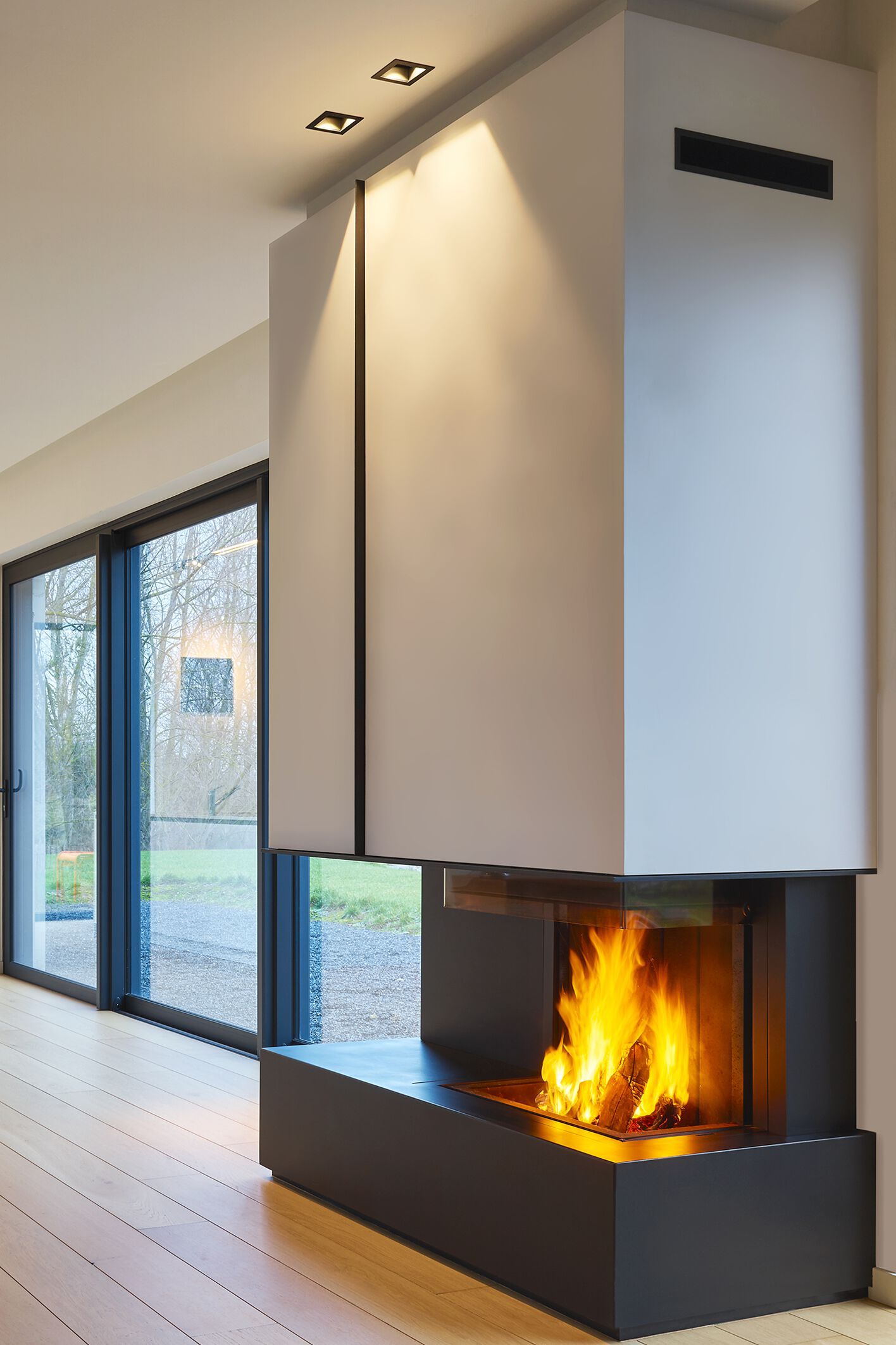 Дровяной камин с тройным фасадом KALFIRE W90/47S ARCH-00053619 - Вид №3