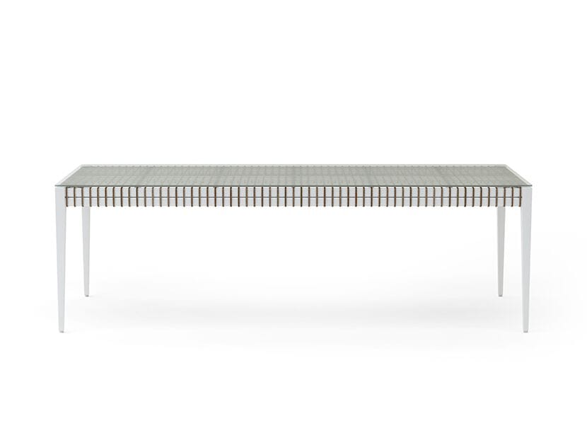 Прямоугольный алюминиевый обеденный стол Walters Delta ARCH-00110341 - Вид №1