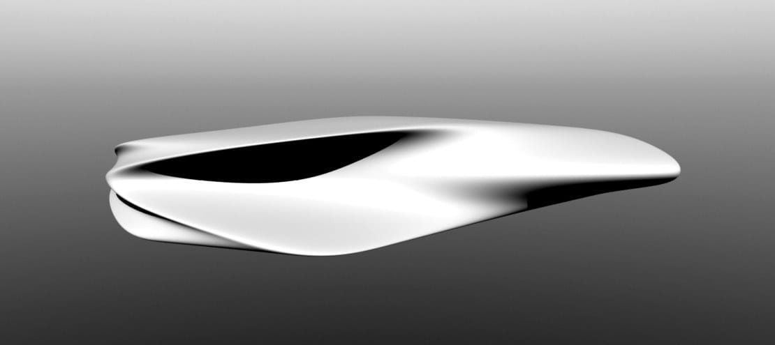 Реконструированная каменная изогнутая скамья без спинки Viscio Urban Design CURVED PULSE ARCH-00022303 - Вид №1