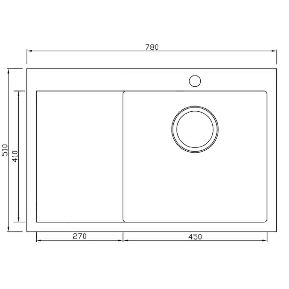 Кухонные мойки Eco Marino SMB-7851LS.B SEAMAN  - Вид №1
