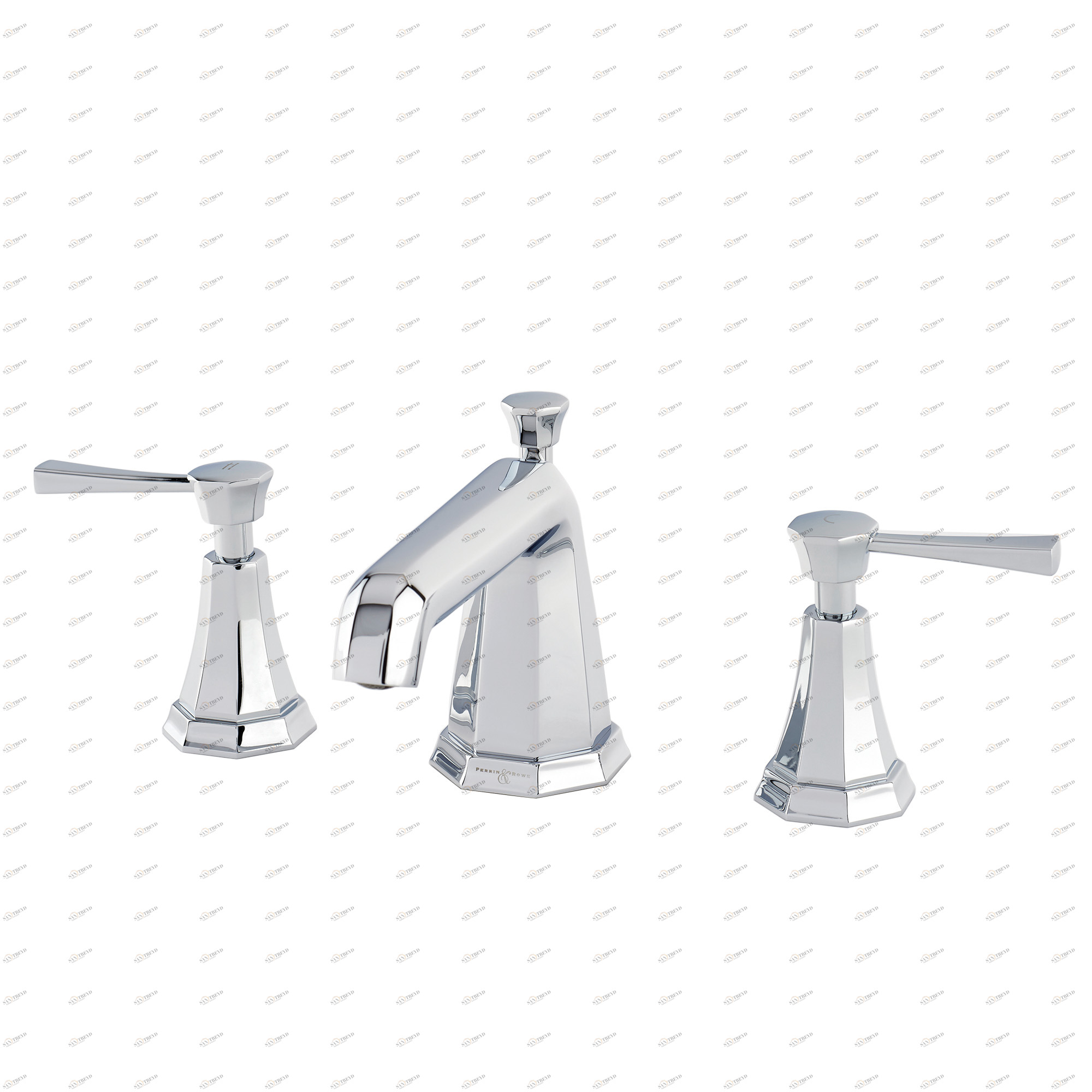 Traditional bathrooms Смеситель для умывальника ART DÉCO на 3 отверстия Pr3141/bn Art Deco