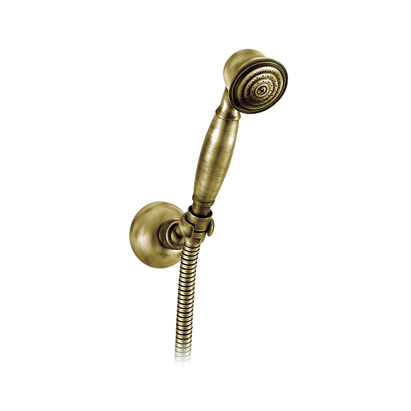050999 PREMIUM +1866 Держатель душевой лейки Kit + +1866 ручной душ Старая Латунь GRB MIXERS 