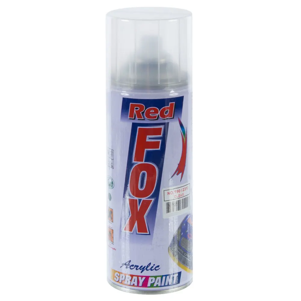 Лак аэрозольный Red Fox Bosny глянцевый прозрачный 400 мл STLM-2169071