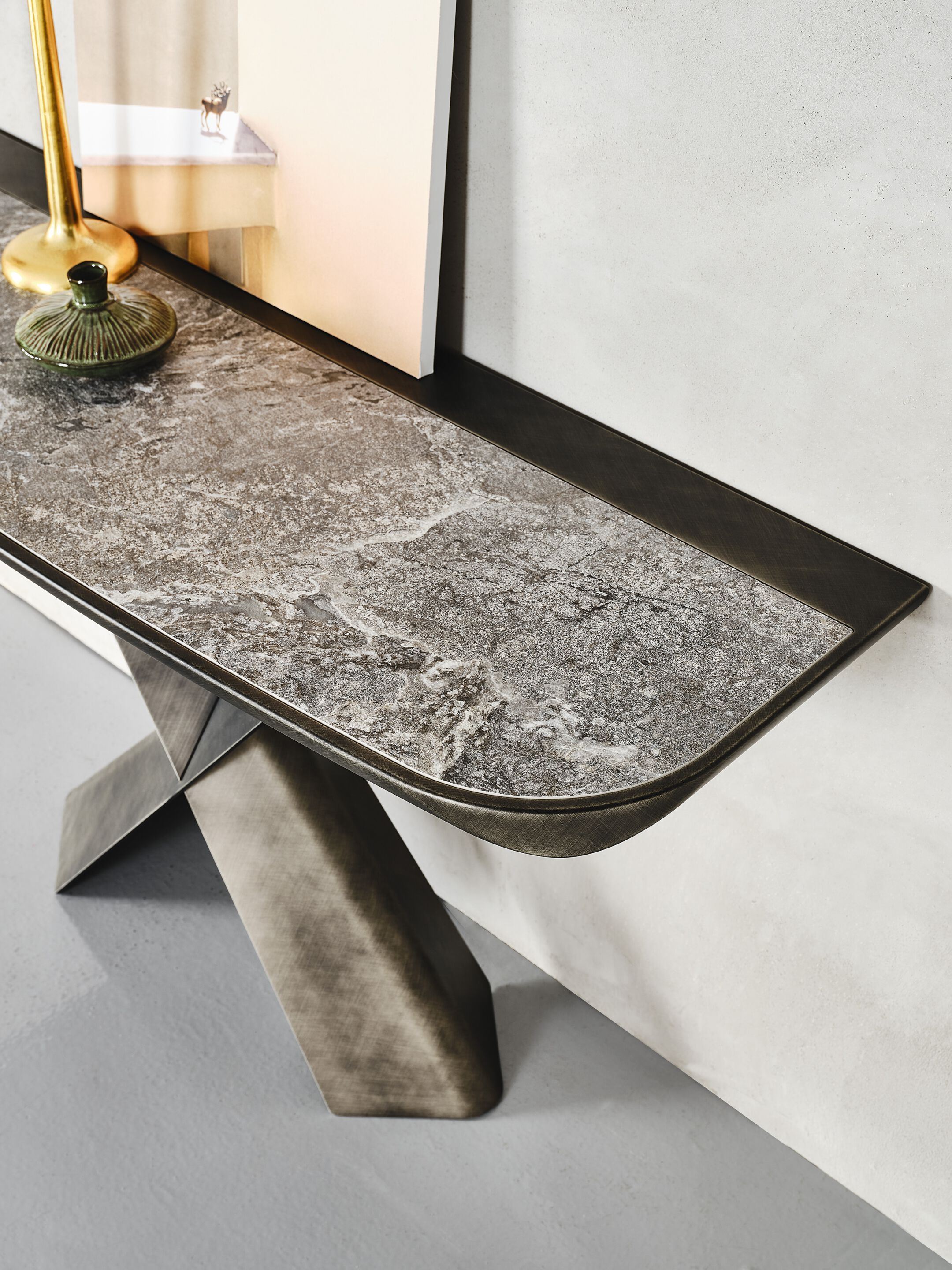 Керамическая консоль полумесяца Cattelan italia TERMINAL KERAMIK PREMIUM ARCH-00037664 - Вид №9