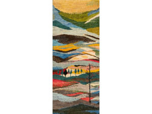 Прямоугольный шерстяной ковер