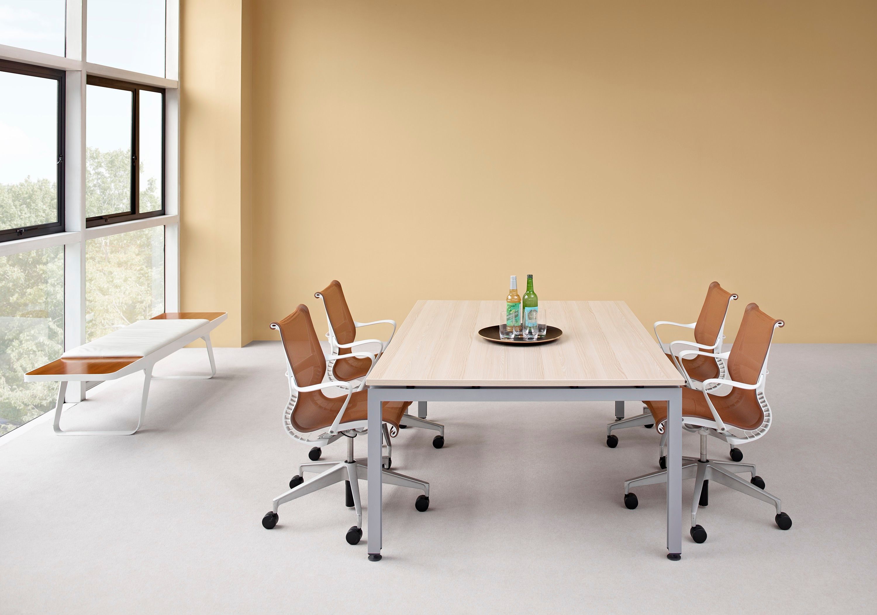 Эргономичный поворотный тканевый офисный стул с подлокотниками Herman Miller Setu ARCH-00086992 - Вид №9