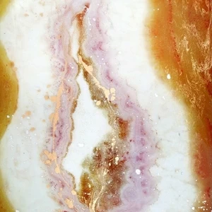 Арт-панель на холсте Alex Turco Minerals White Heart