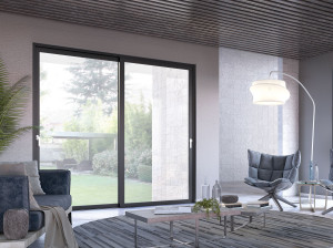 Алюминиевая оконная дверь