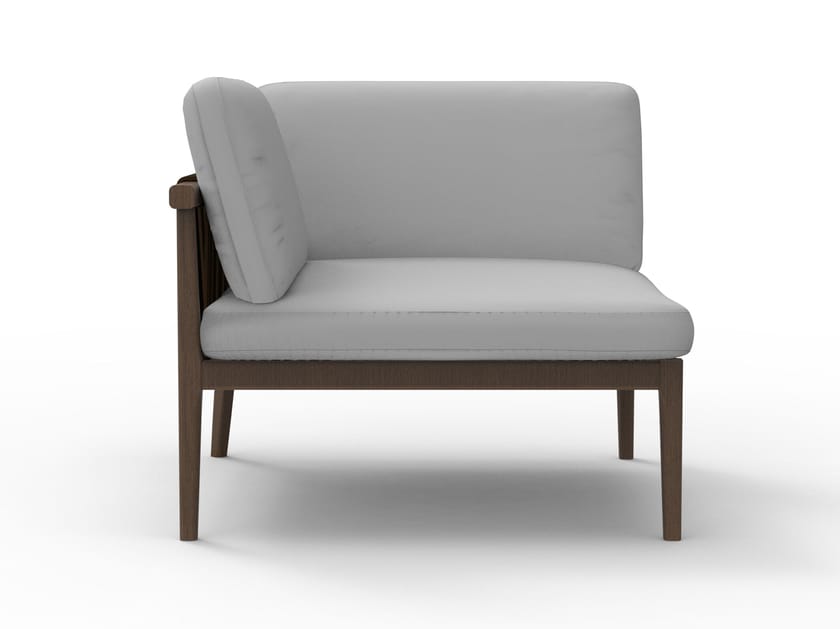 Угловой модуль для садового дивана в iroko Rever Капри ARCH-00103067