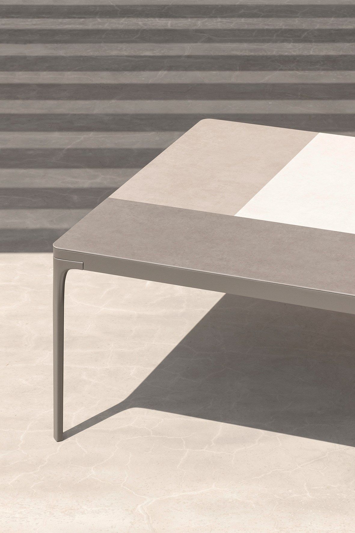 Квадратный садовый стол из керамогранита Ethimo ARCH-00084805 - Вид №6