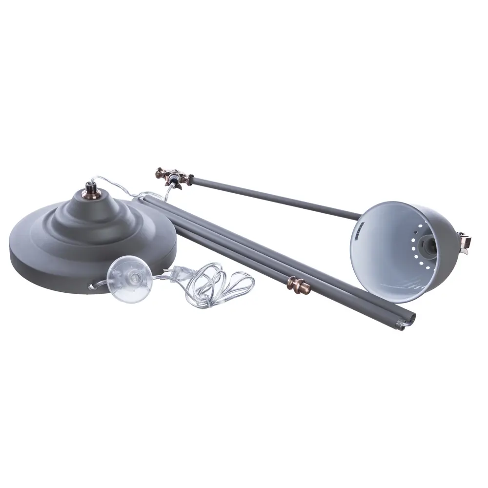 Торшер Braccio 1xE27x60 Вт цвет серый матовый Arte Lamp STLM-2058565 - Вид №9