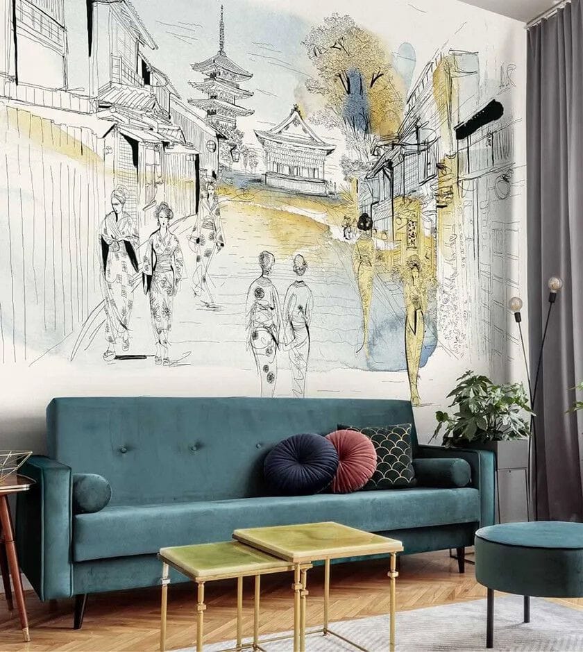 Восточные обои ПВХ бесплатно, экологически чистые, моющиеся WallPepper LEVANTE ARCH-00082844 - Вид №1