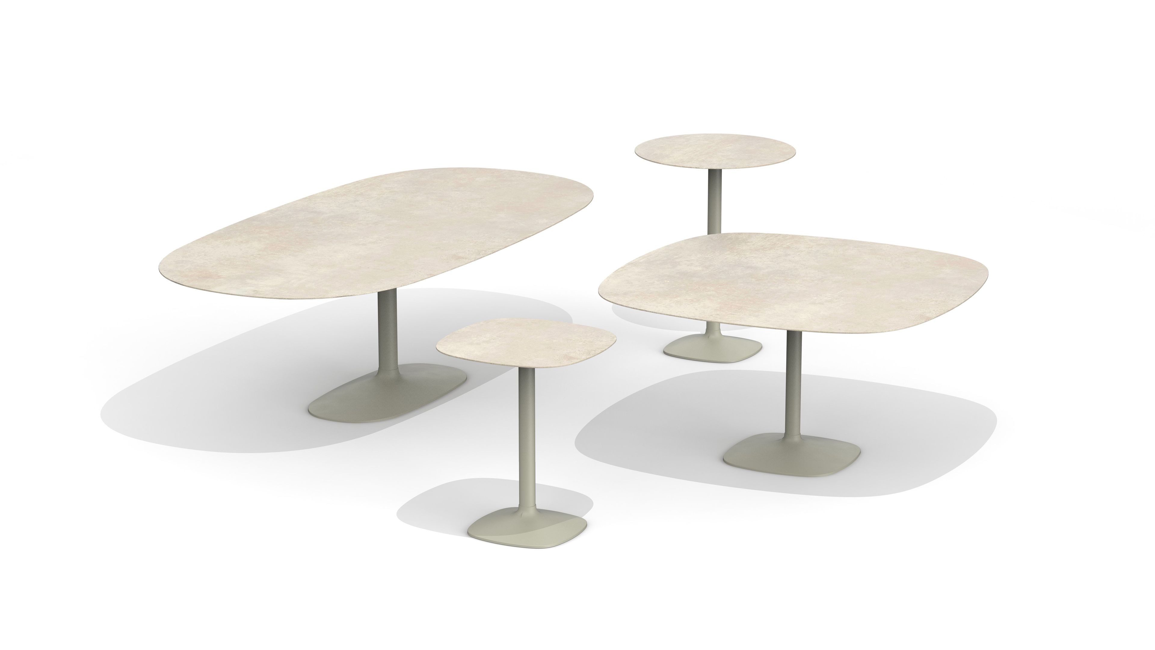 Высокий круглый керамический стол Desalto ELLIS ARCH-00060242 - Вид №2