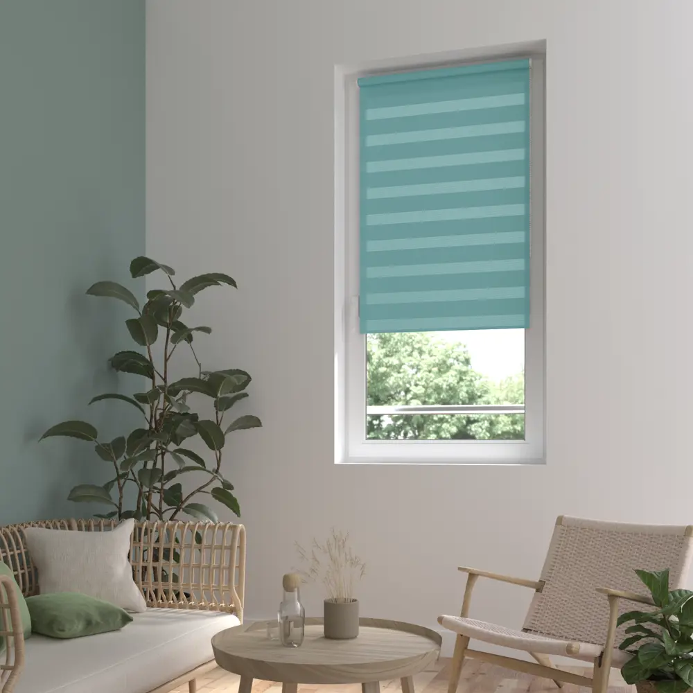 Штора рулонная день-ночь Inspire Peter 70x160 см бирюза Aqua 3 82691107 STLM-2210894 - Вид №11