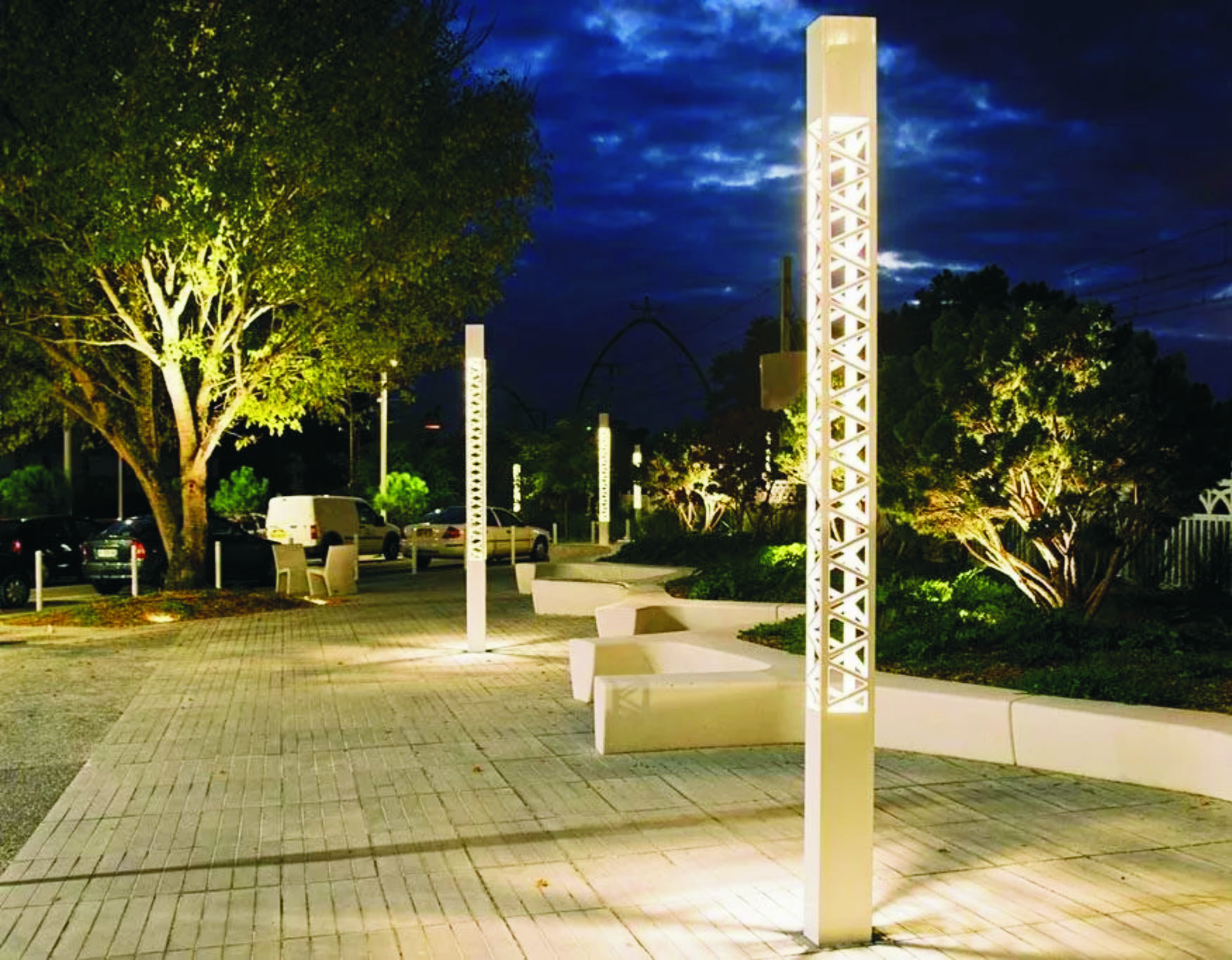 12108 ФЛОРА световая, стойка освещения LAB.Space 