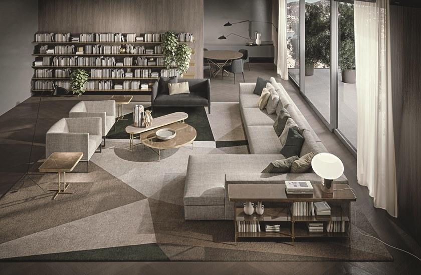 Frigerio Salotti Кресло на санках из ткани с подлокотниками Asia sun-id-1438963 - Вид №2